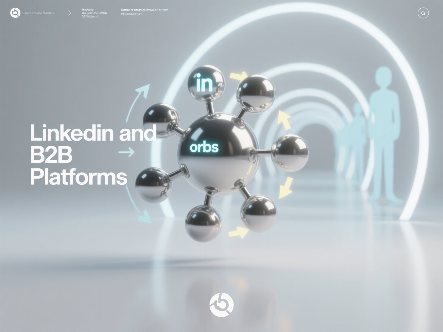 How can LinkedIn and professional platforms achieve efficient linkage in B2B GEO strategies to enhance brand exposure and potential customer conversion?