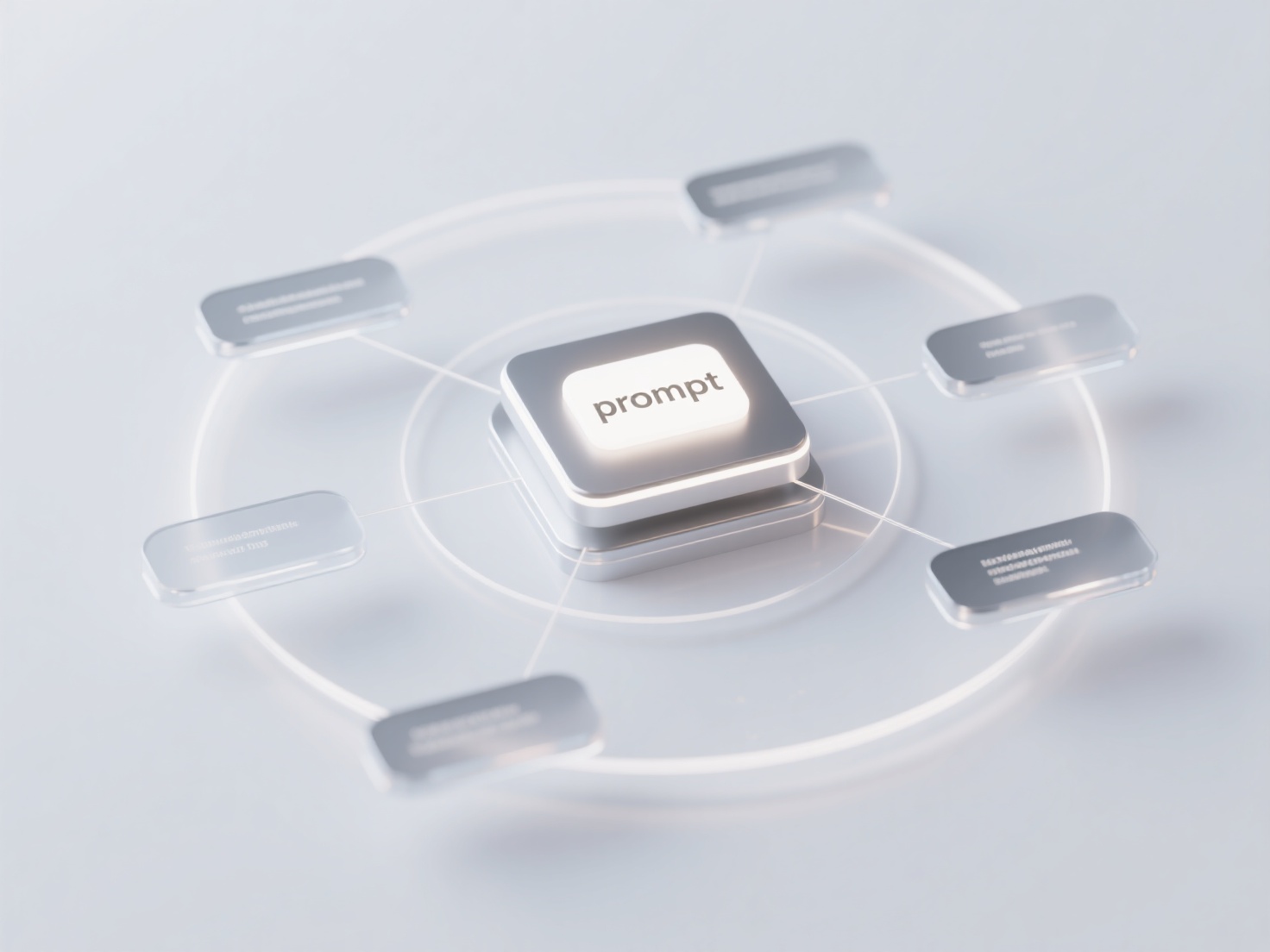 How can prompts influence an AI's organization of the logical hierarchy of content?