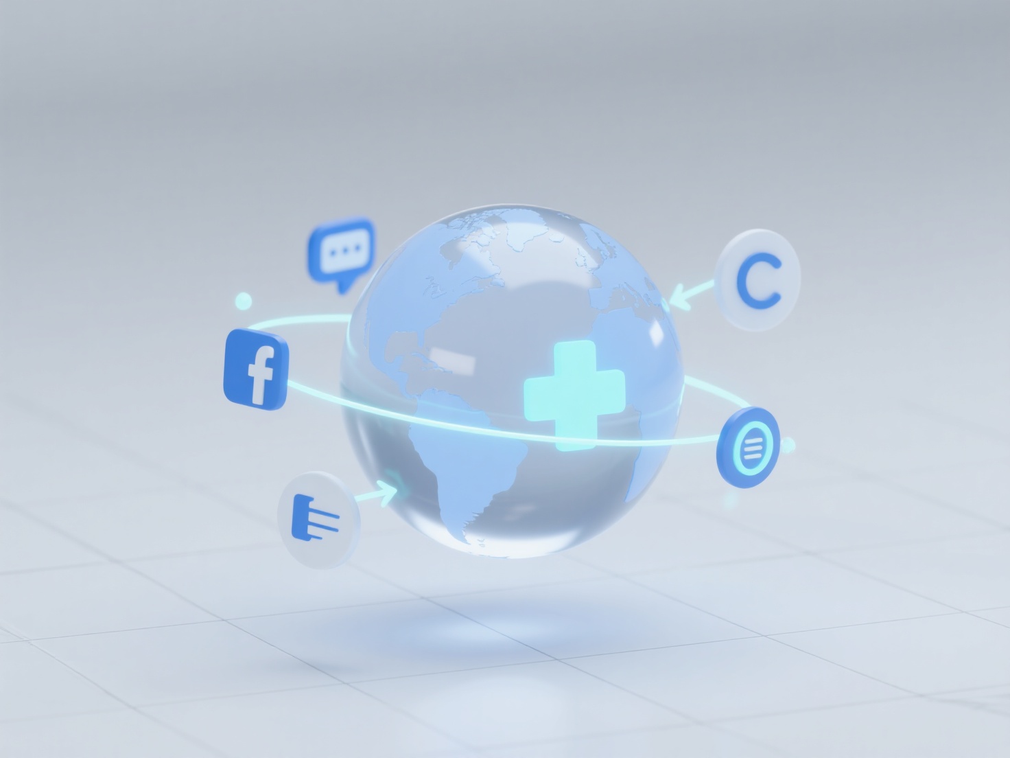 How can the GEO strategy of hospitals and clinics be combined with social media operations such as WeChat and Weibo?