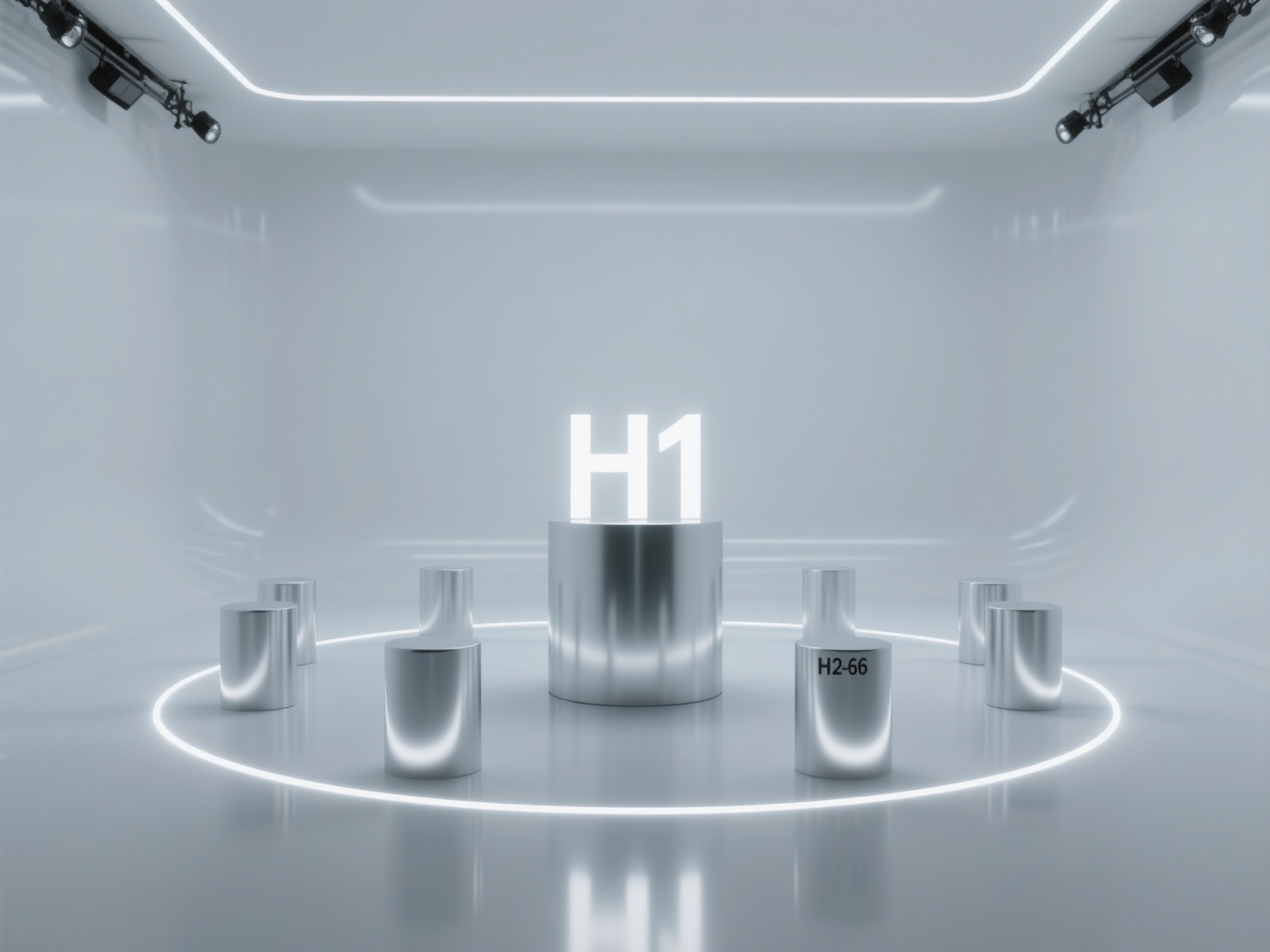 How do H2-H6 headings support the H1 topic and refine the content structure?