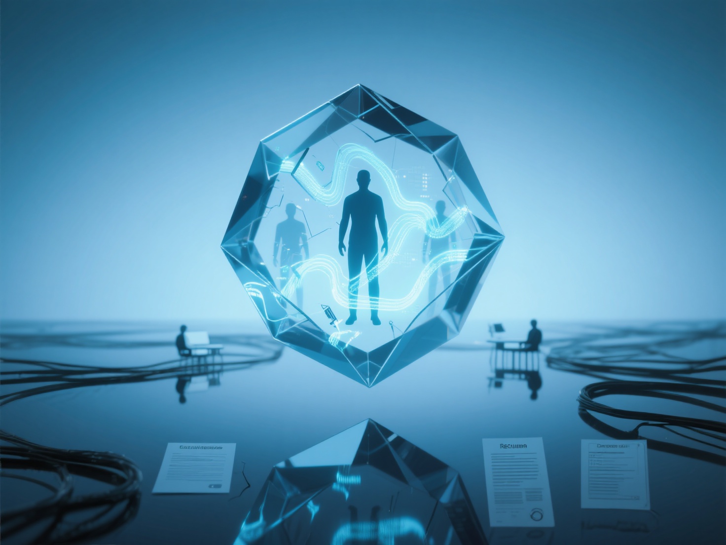 How does misinformation caused by AI hallucinations affect a brand's recruitment and talent attraction?