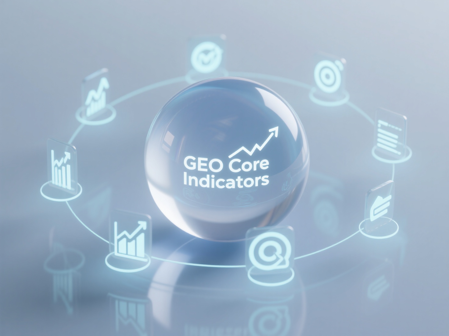 How does the GEO core indicator system align with the overall marketing goals of an enterprise?