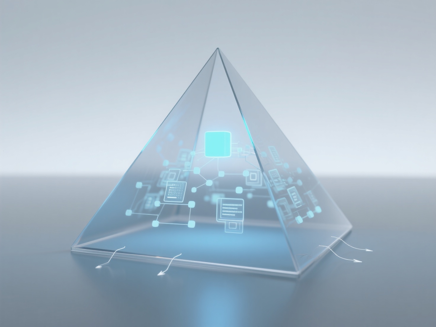 How does the inverted pyramid structure help users quickly obtain core information in GEO content?