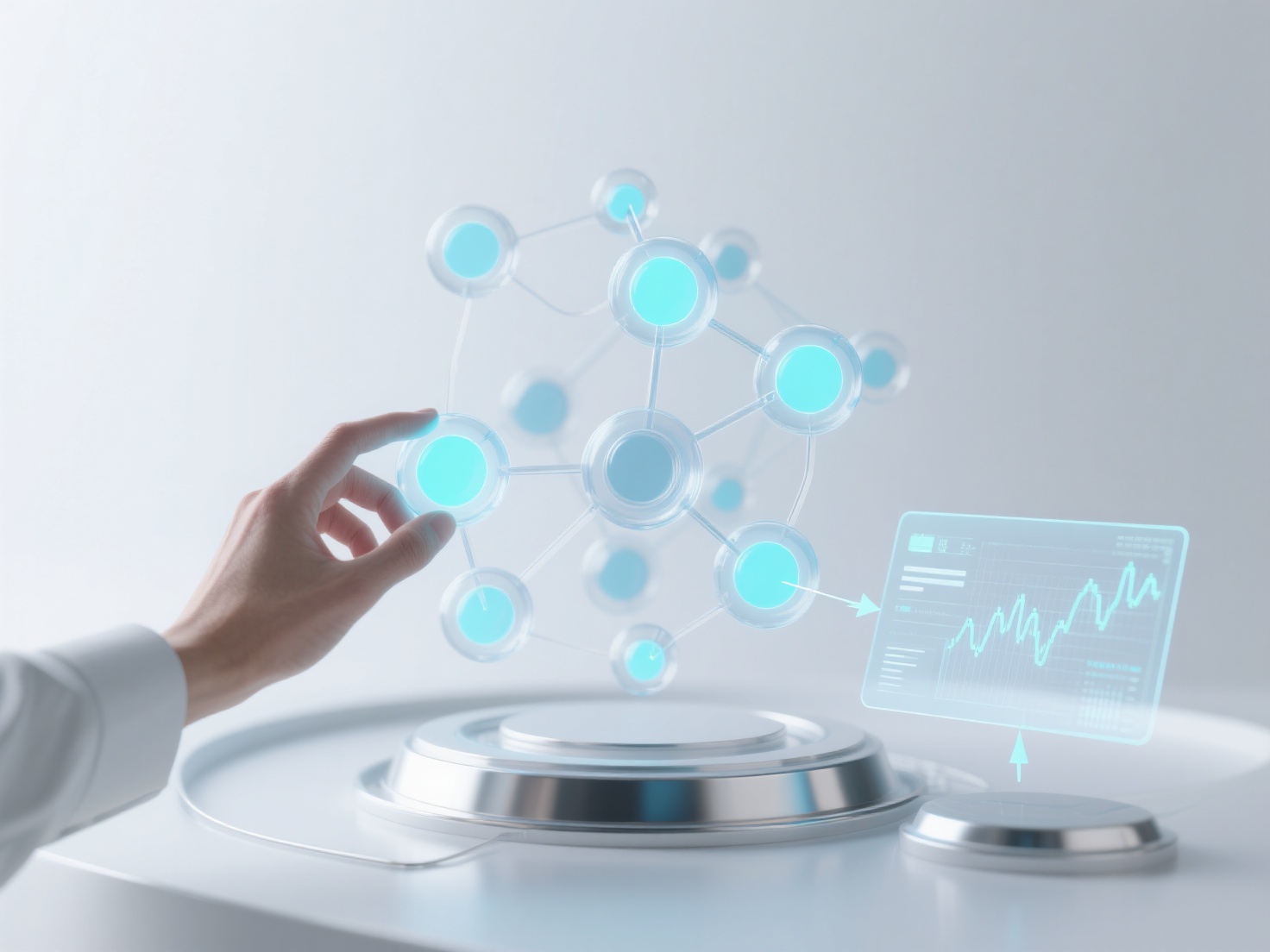 How should adjustments be made when algorithm fluctuations cause changes in the brand's presentation in the AI knowledge graph?