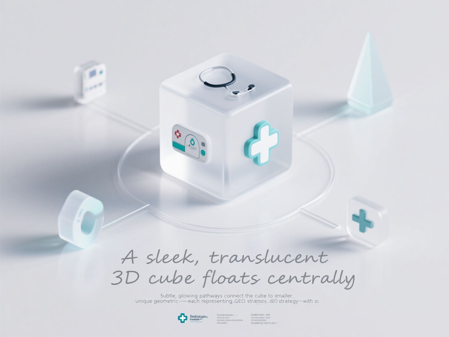 How should hospitals and clinics differentiate their positioning when formulating GEO strategies to avoid homogeneous competition?
