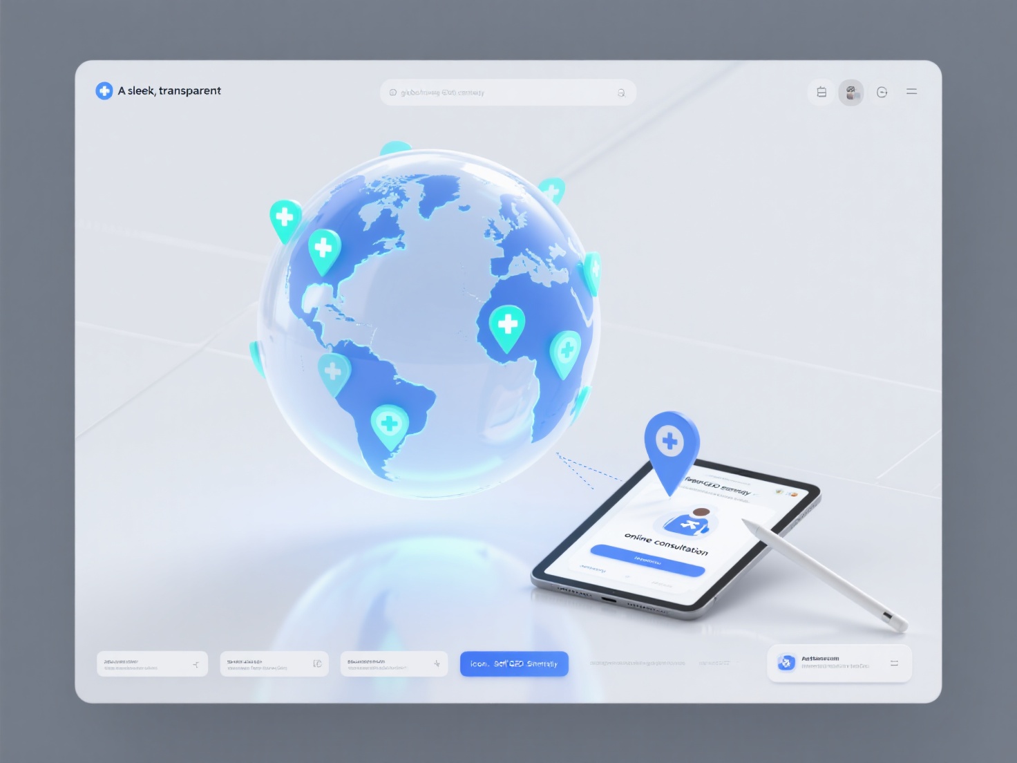 How should the GEO strategy of hospitals and clinics be optimized by integrating services such as online consultation and appointment registration?