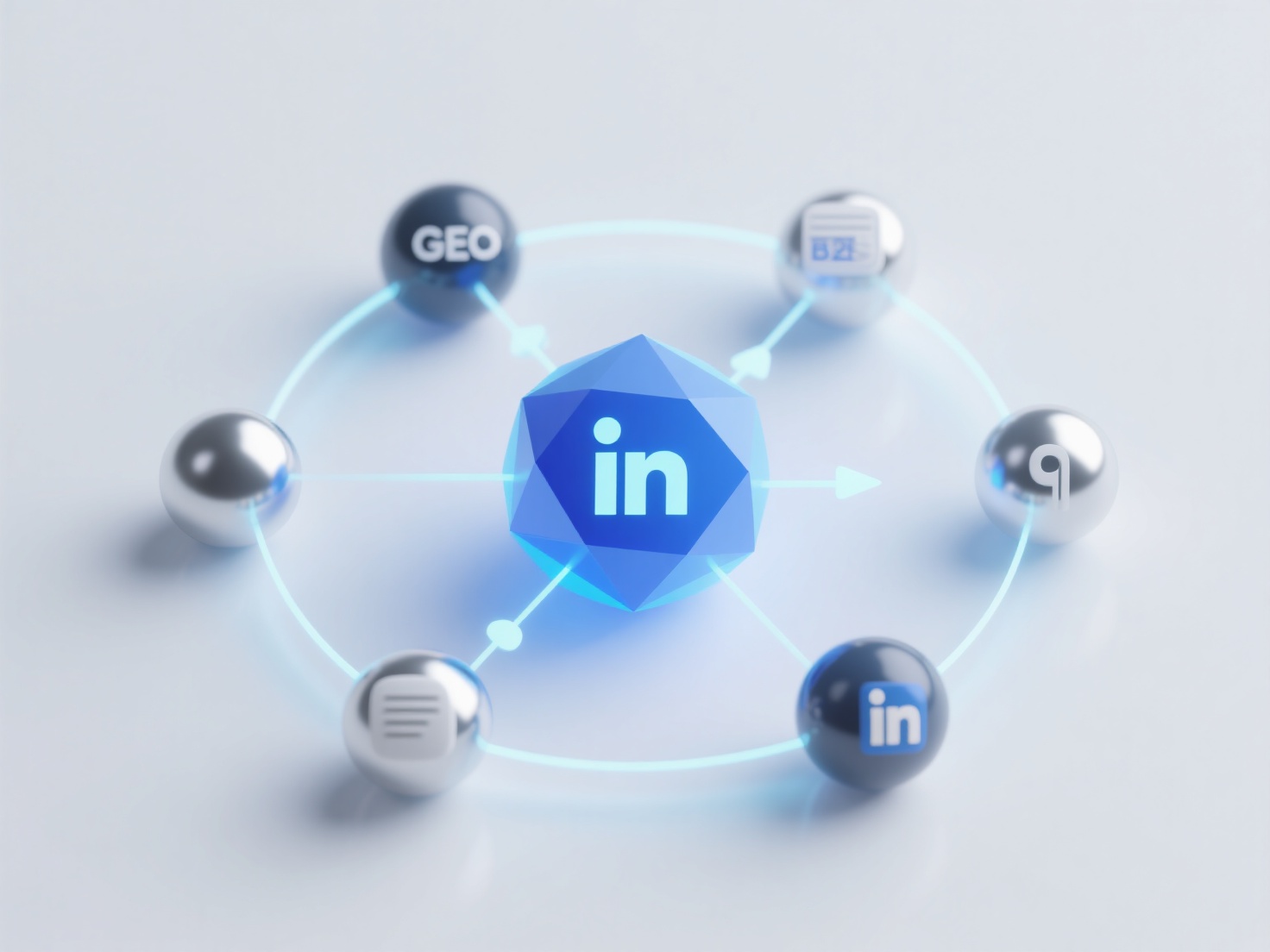 How to achieve GEO linkage between LinkedIn and other professional platforms to enhance B2B brand exposure?