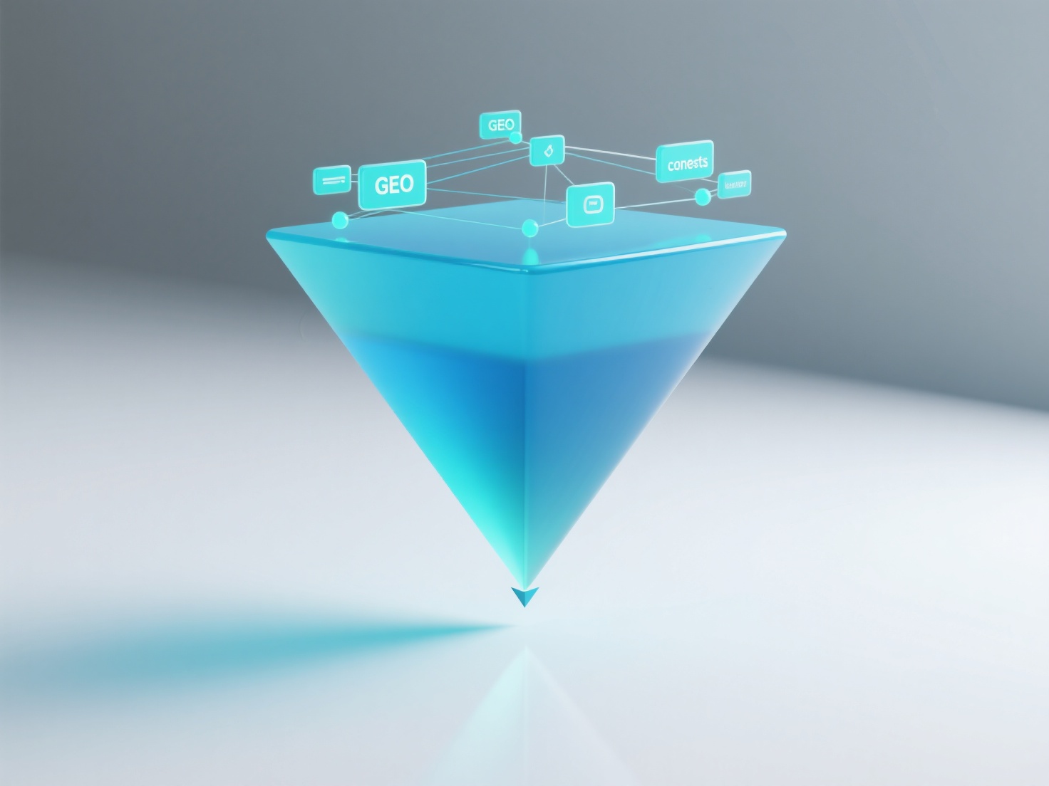 How to apply the inverted pyramid structure to the creation of long-form GEO content?
