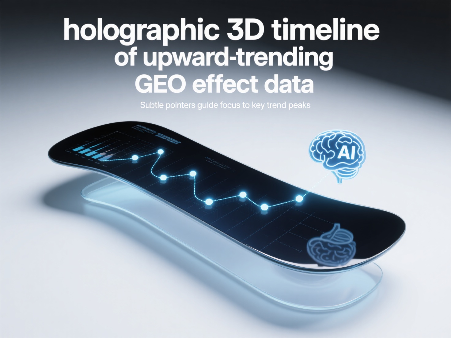 How to effectively present the long-term trends of GEO effects in monitoring reports?