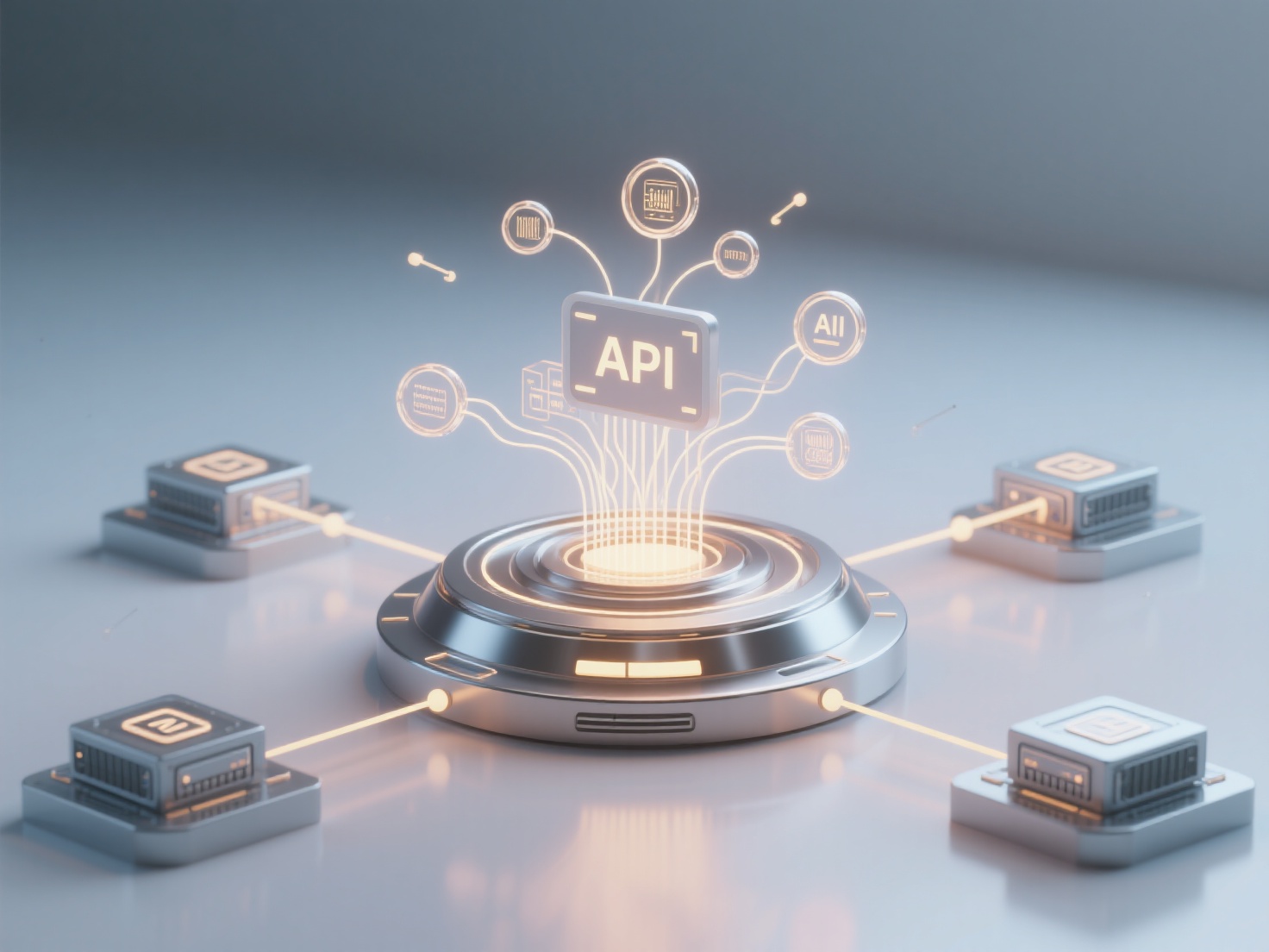How to obtain monitoring data from AI platforms using API interfaces?