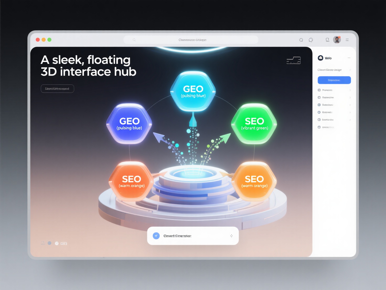 In terms of traffic allocation, what are the respective focuses and advantages of GEO, SEO, and AEO?