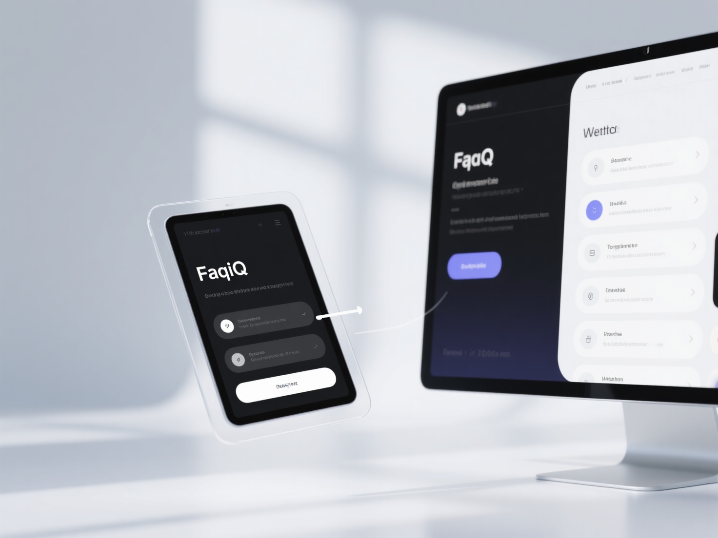 Should the FAQ content be a separate page or embedded into other pages?