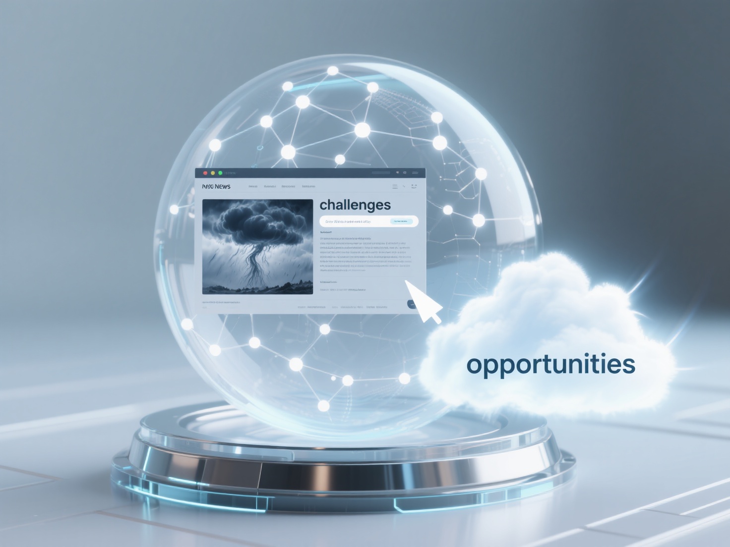 What are the challenges and opportunities of domestic large models in news media applications?