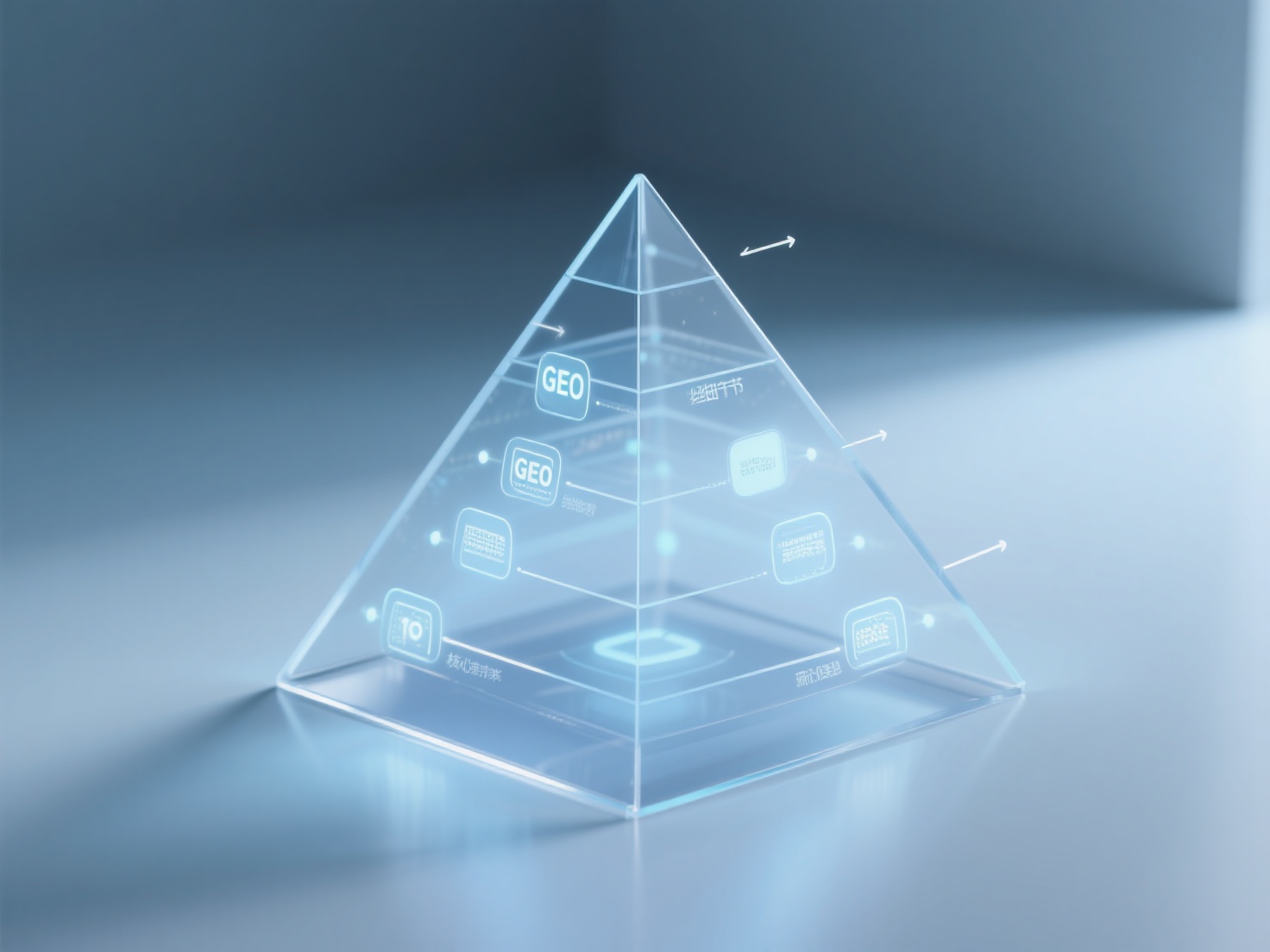 What are the practical cases of the inverted pyramid structure in GEO content?