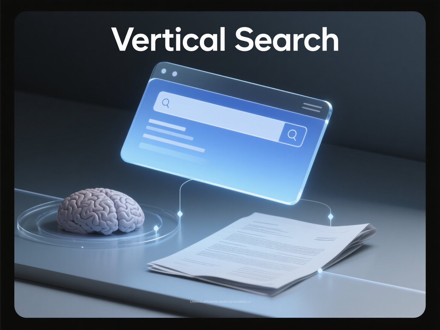 What is the application of vertical AI search in processing multimodal data such as medical images and legal documents?