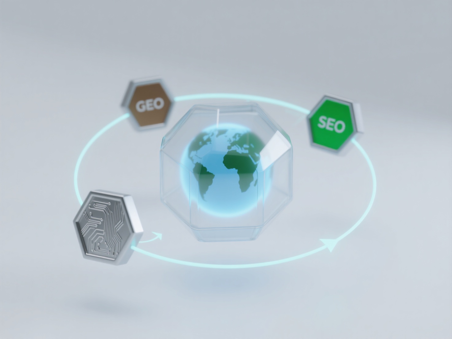 What is the core difference between GEO, SEO, and AEO?