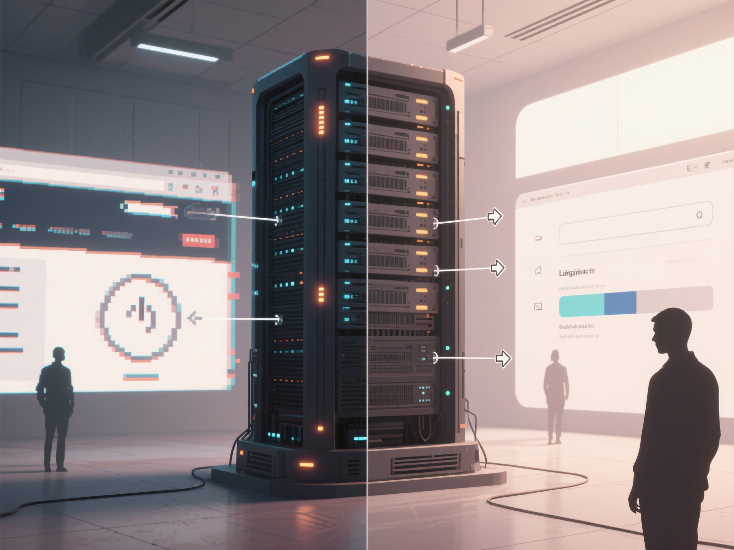 What is the impact on website performance and user experience when server configuration is insufficient?