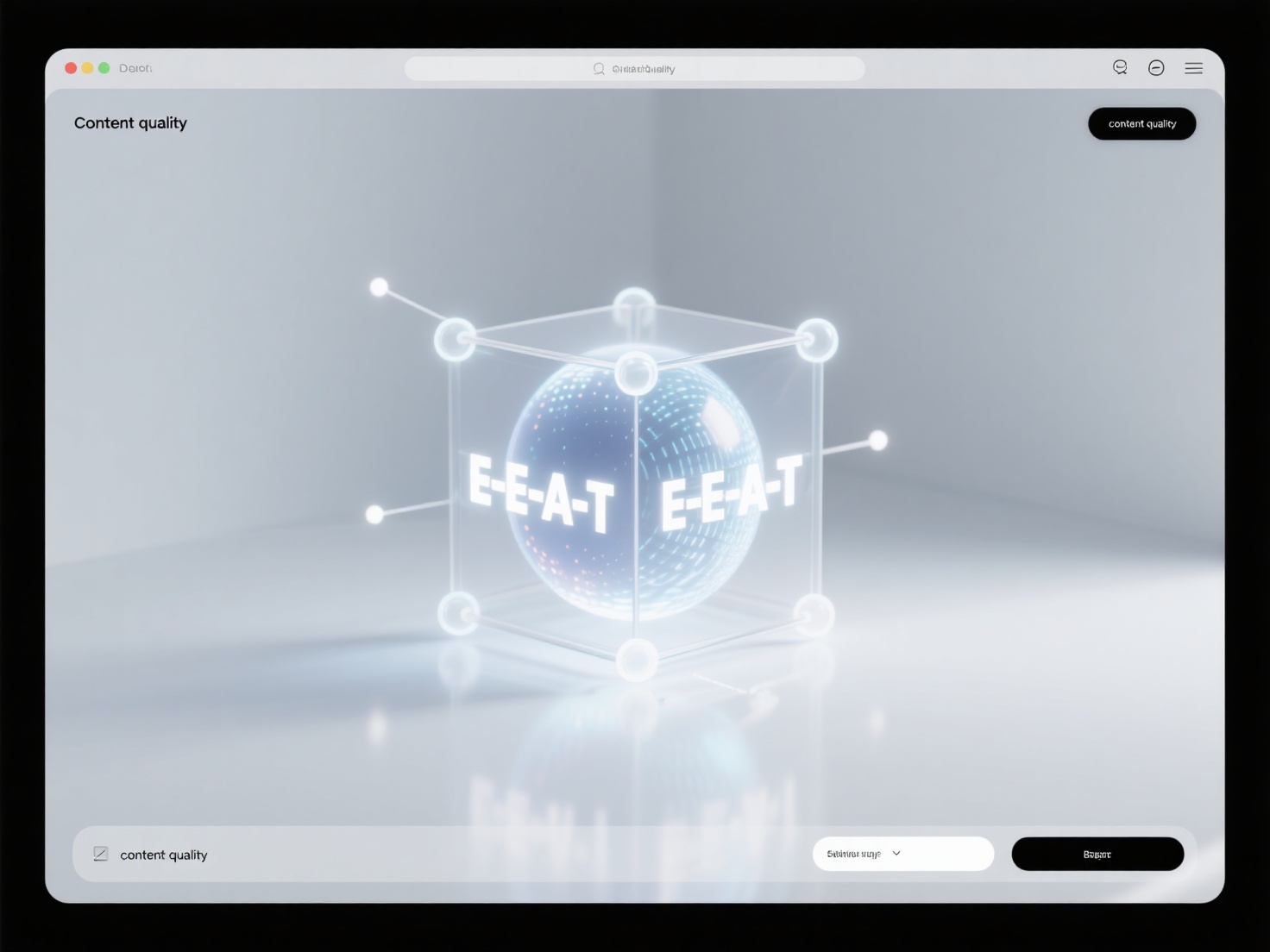 What is the relationship between the E-E-A-T principle and content quality scoring criteria?